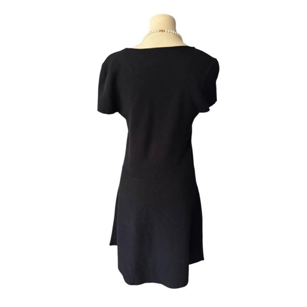 Nicole Miller 2 piece sweater and dress Black‎ White. Jewels. Bows. Stretch. LGE - Picture 6 of 16